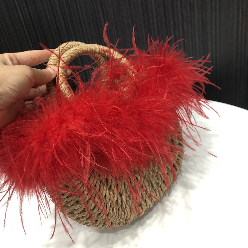 Bolso de hombro tejido de papel para verano, bolsa de rafia, de mimbre, Bohemia, para vacaciones, Bali, con asa superior, informal