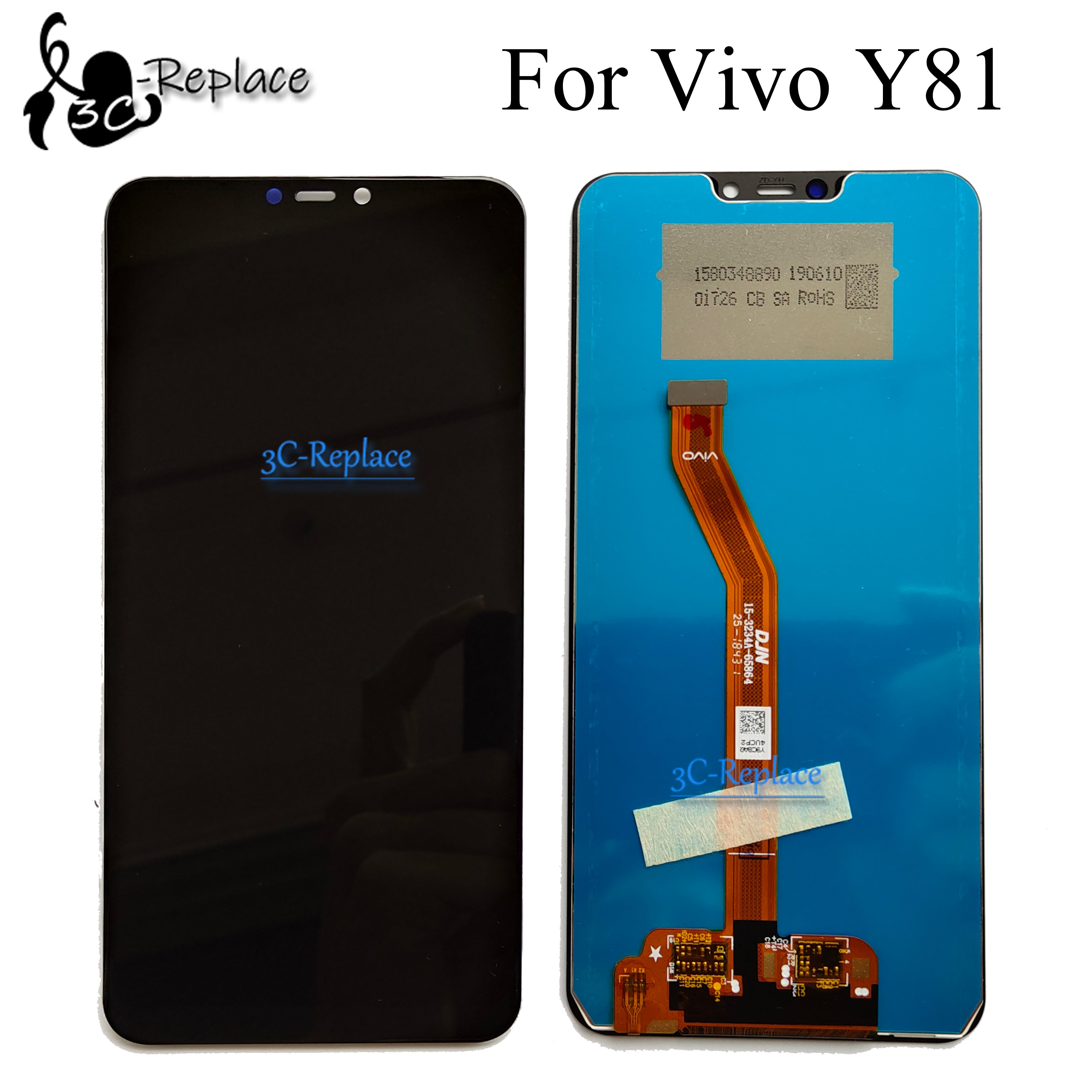 6.22 "Y81 LCD Voor BBK Vivo Y81 Lcd Touch Screen Digitizer Vergadering Vervanging Voor VIVO y81S Y81i