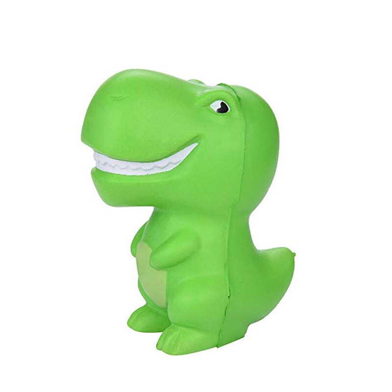 Kawaii Jumbo Grün Cartoon Dinosaurier Squishy Langsam Rising Squeeze Spielzeug PU Simulation Stress Relief Entlüftungs Spielzeug für halloween weihnachten spielzeug