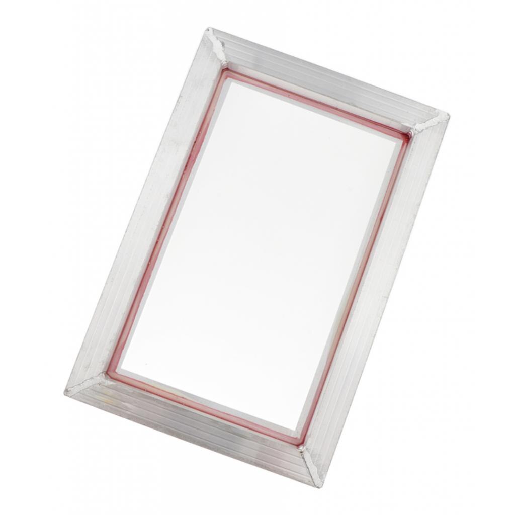 Pre-Stretched Aluminum Silk Screen Printing Frame with 43 tpi White Mesh: 20x30cm