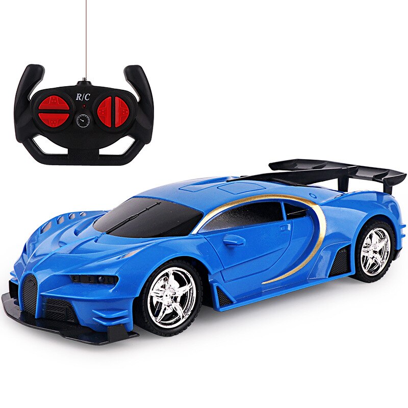 Neue Kinder der Vier-weg Fernbedienung Sport Auto Drift Auto Bugatti Fernbedienung Auto Modell Spielzeug: Bugatti blue