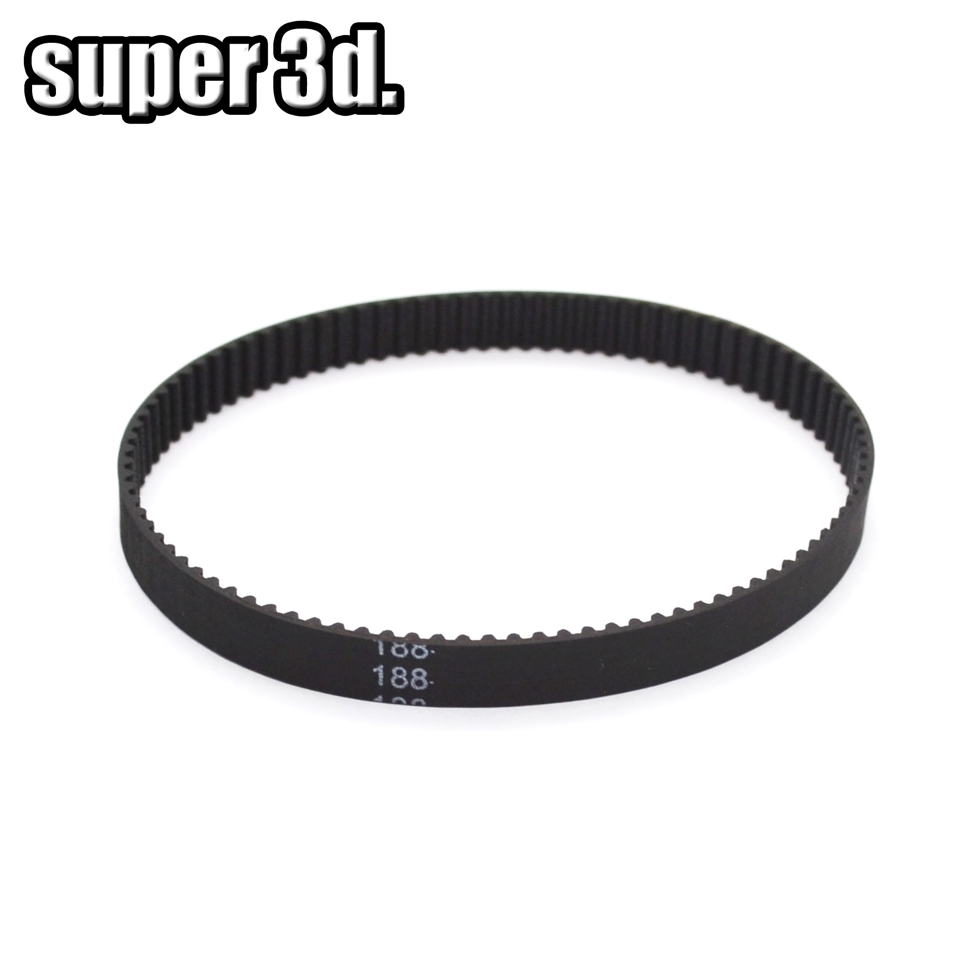 3D Printer 2GT/GT2 Closed Loop Timing Belt Rubber Length 160/188/200/600/610/810/976/2270mm for 6mm Pulley 3D Printer Parts