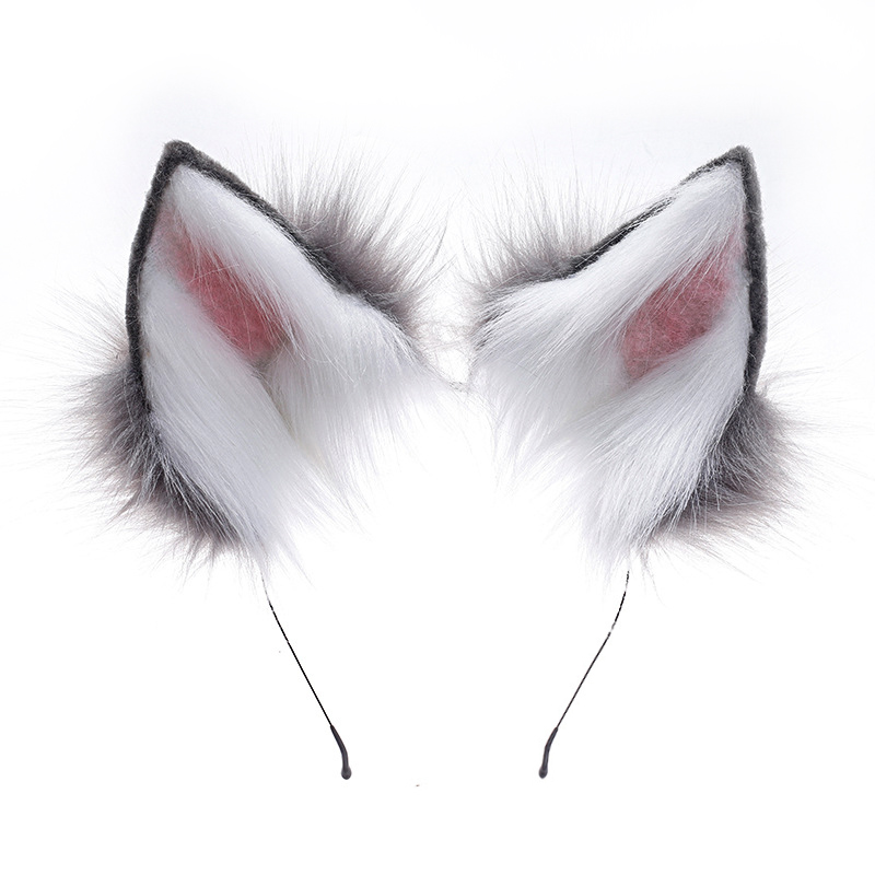 Pelztier Katze Fuchs Ohr Haarreifen Verstellbarer Halloween Kopfschmuck Cosplay Party Kostüm Requisiten Kopfbedeckung Haarschmuck: Grün