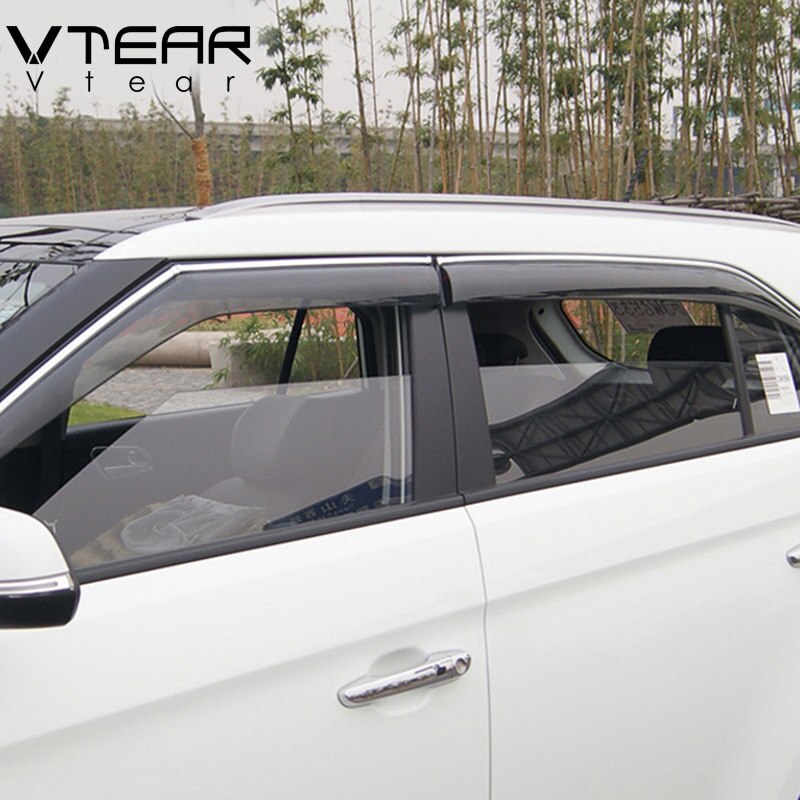 Vtear Voor Hyundai Creta Ix25 Window Visor Windows Side Zon Regen Bescherming Shield Exterieur Lichaam Decoratie Accessoires