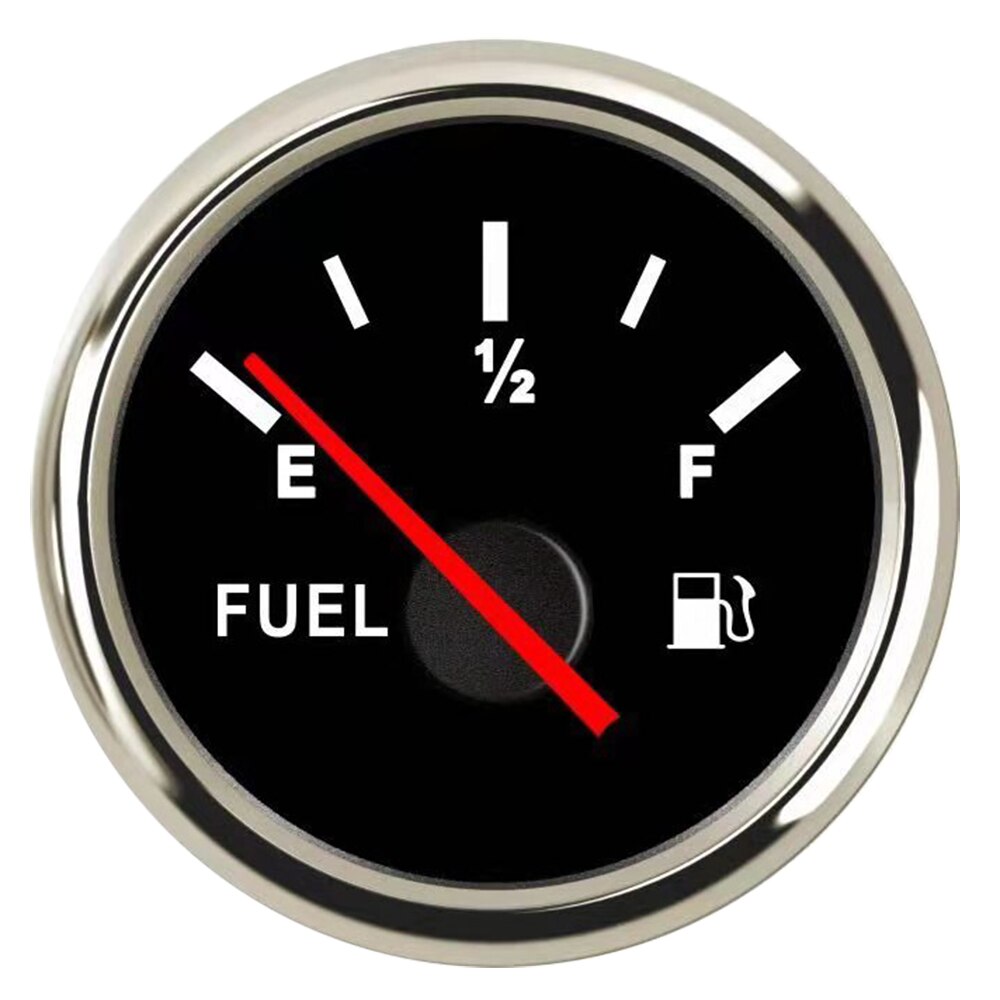 Jauge de niveau de carburant, 52MM, pour voiture, tracteur, bateau, eau, huile, capteur, indicateur de réservoir de liquide,: GaugeB