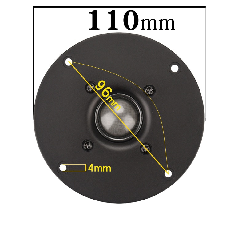 Hifidiy in Diretta 3 4 Pollici Unità di Altoparlante Tweeter Al Neodimio Forte Magnete di Seta Membrana 6OHM30W Atreble Altoparlante NE95/100/ 104/110/116