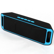 Portable Bluetooth Speaker Draadloze Mini Speaker Versterker Stereo Subwoofer Tf Usb Fm Radio Ingebouwde Microfoon Dual Bass SP208