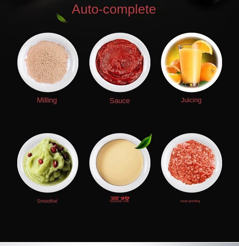 110V/220V2L wall-breaking machine, domestic high-power stirring food machine, auxiliary soymilk machine, speed regulation