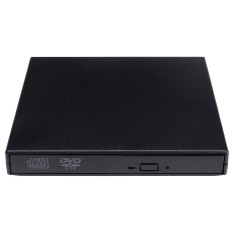 Ekstern dvd-stasjon usb 2.0 høyhastighets dvd-rom-spiller cd-rw-brenner ekstern optisk stasjon for stasjonære bærbare windows
