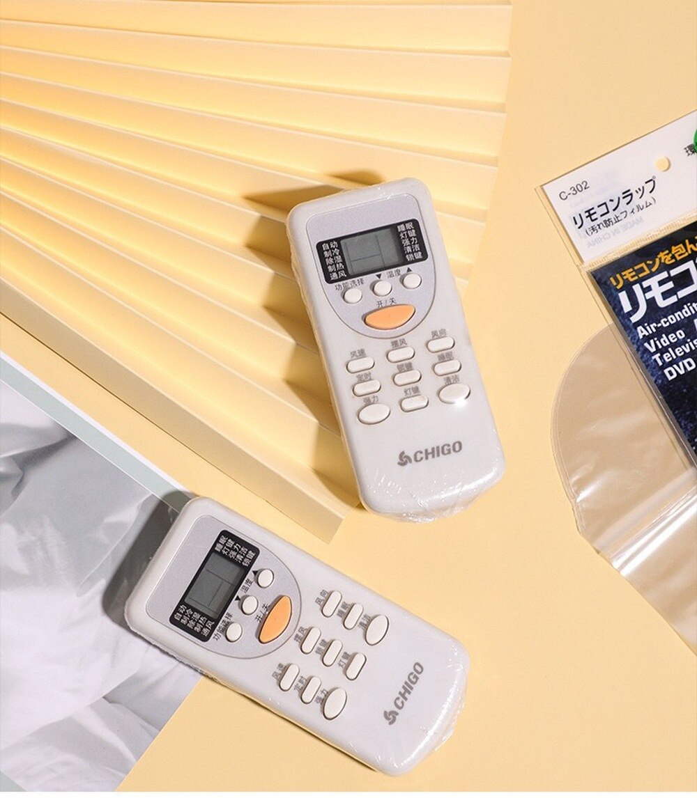 5Pcs/10 Stuks Van Transparante Krimpkous Tv Airconditioner Afstandsbediening Game Console Beschermhoes Huishoudelijke Stof