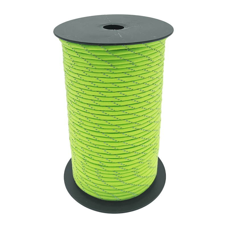 Paracord reflectante para acampar al aire libre, cuerda de paracaídas multifunción de 100M, 4mm, 7 hebras: 1