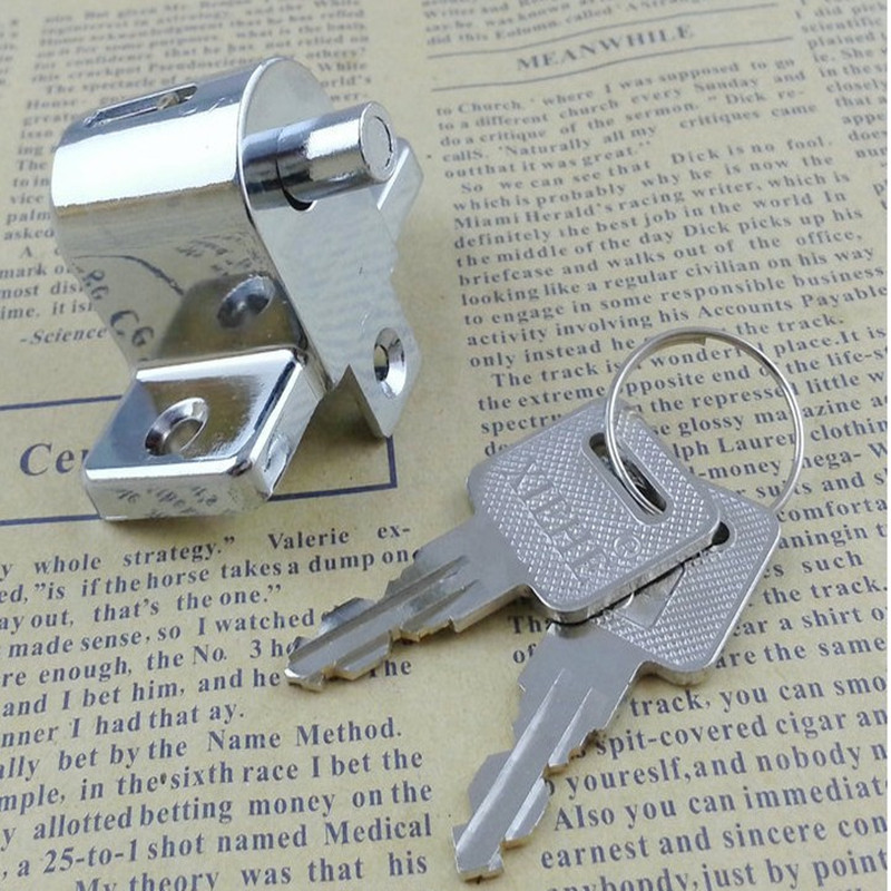 Zinc Sliding Window Patio Screw Door Locking Pin Push Child Safety Lock