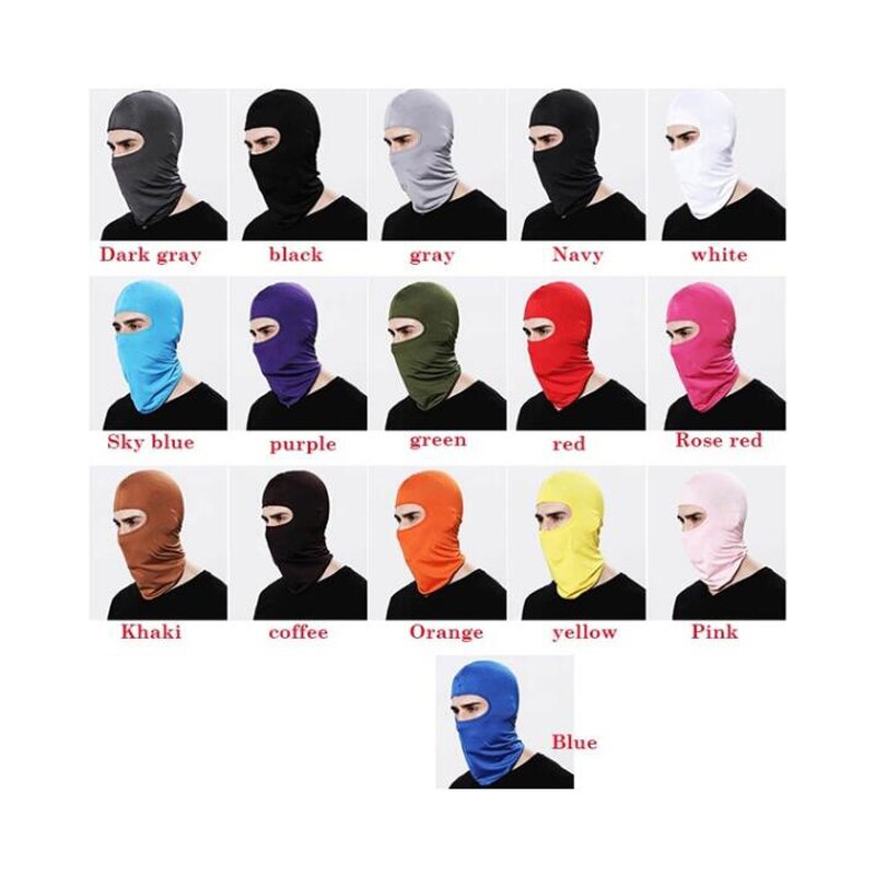 Outdoor Sports Warm Volles Schwarz Gesicht Masken Motorrad Winter Balaclava Gesicht Schild Radfahren Neck Masque Moto Ski Maske Männer Hut