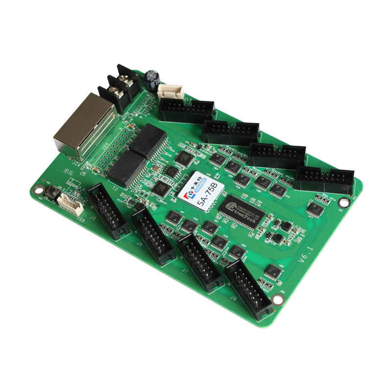 colorlight 5a-75b led receiver card for led screen full color with 8 hub75 interface matched with colorlight s2 sending card