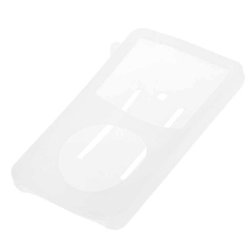 Silicone Skin Cover Case Voor iPod Classic 80GB 120GB Laatste 6th Generatie 160GB: WHITE