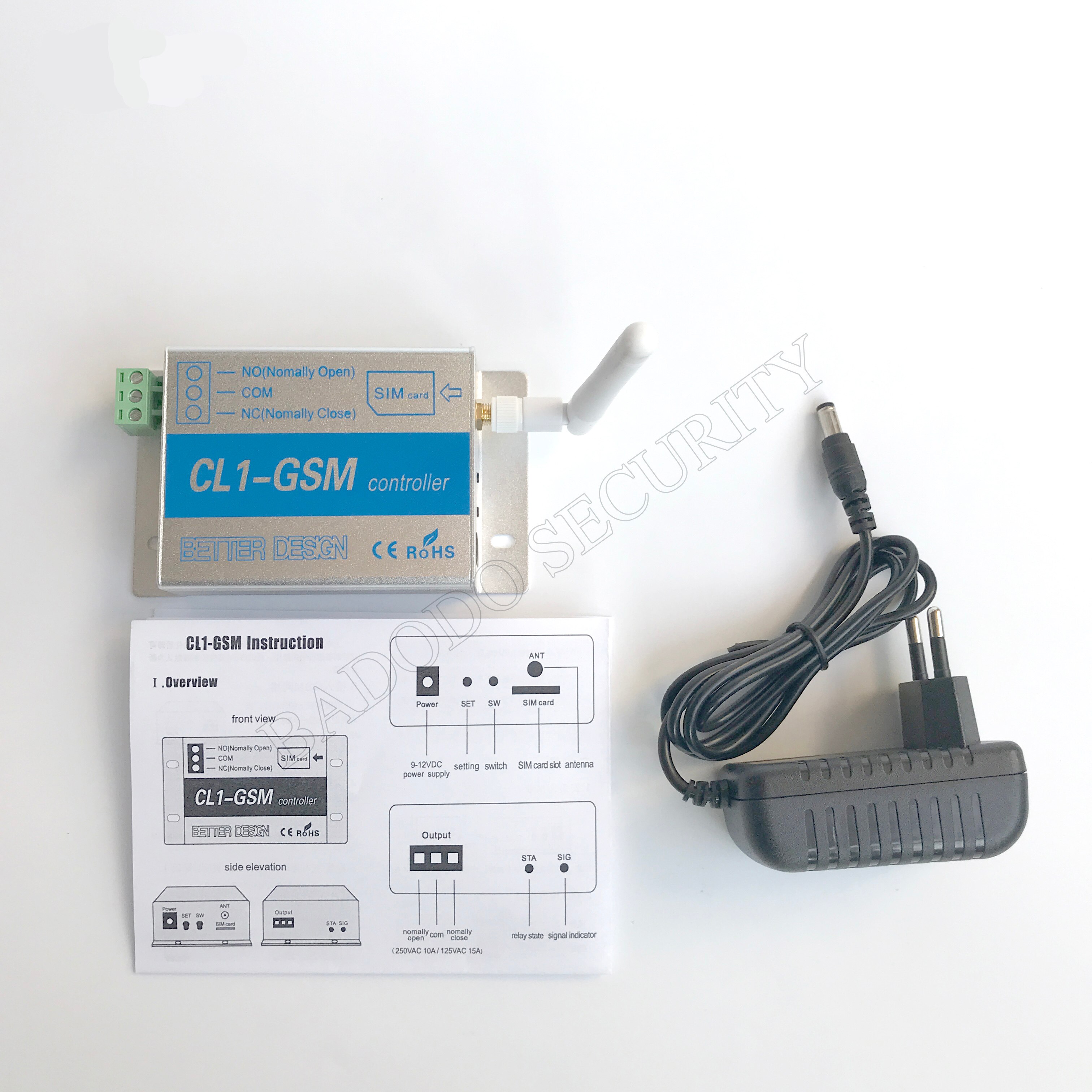 Gsm relä smart switch telefonsamtal sms sim controller  cl1- gsm