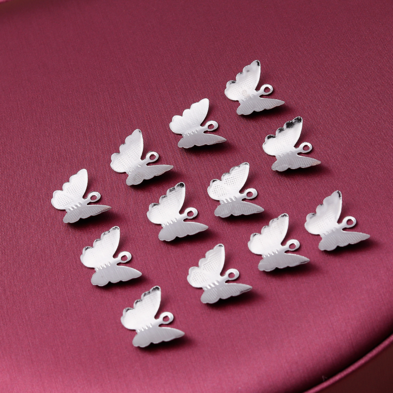 Leslie 100 Stück kleine hohle Herzen-Anschlüsse, Perlen für DIY-Armbänder, Halsketten, Gold, Silber, Farbe, Reize, Schmuckherstellung: Hellgelb Farbe