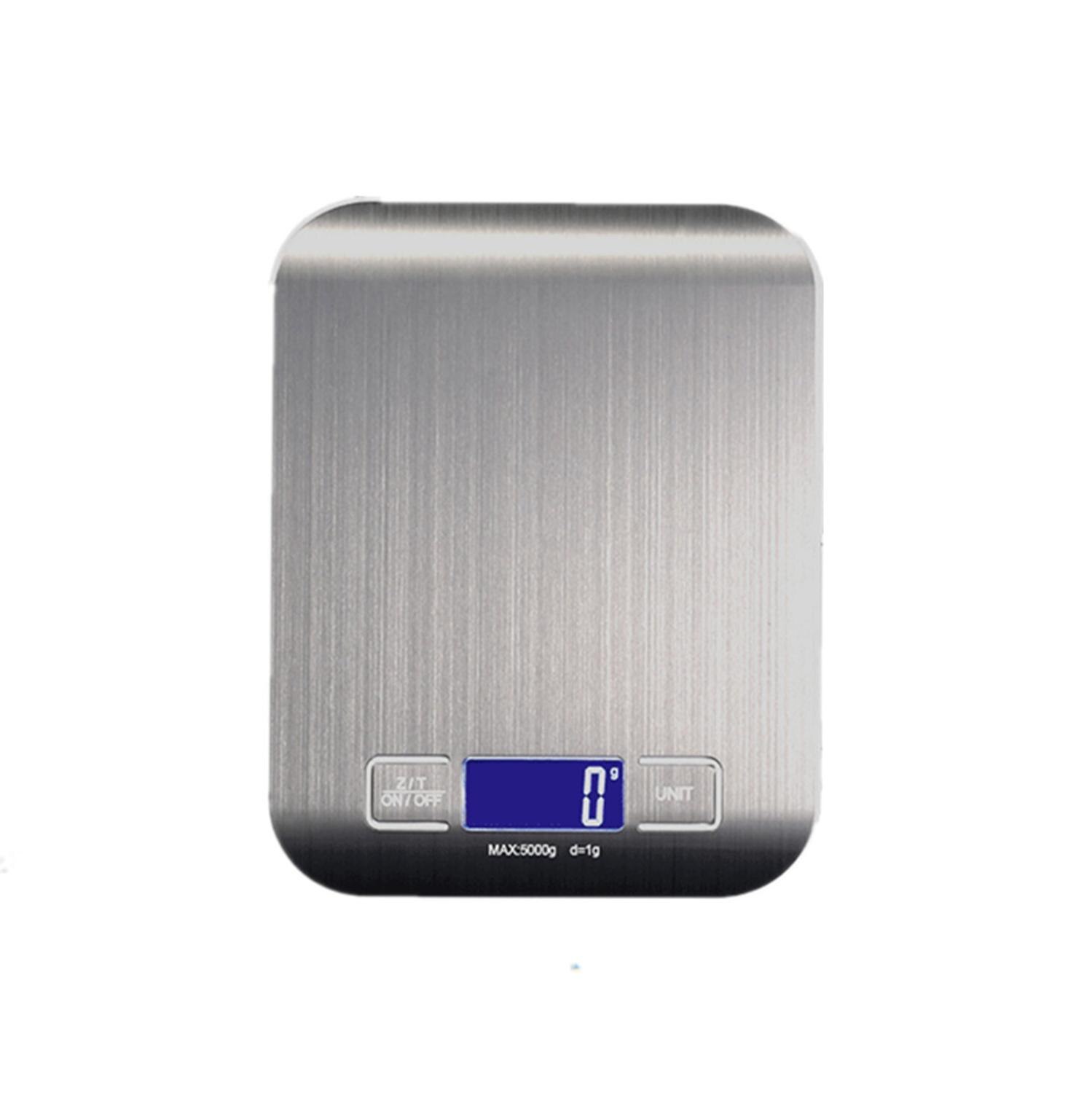 Household Portable Stainless Steel Kitchen Scale Baking Electronic Scale 5KG Table Scale Food Scale 10 kg Medicinal Scale