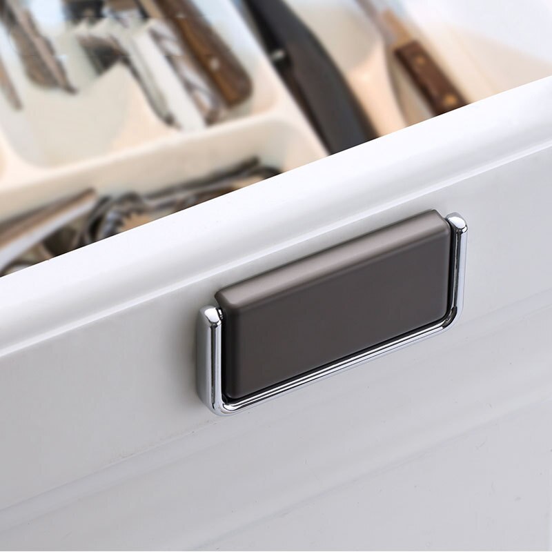 Modern Simple Drawer Wardrobe Door Handle Simple European Concealed Cabinet Door Handle Furniture Hardware Drawer Flush Knobs