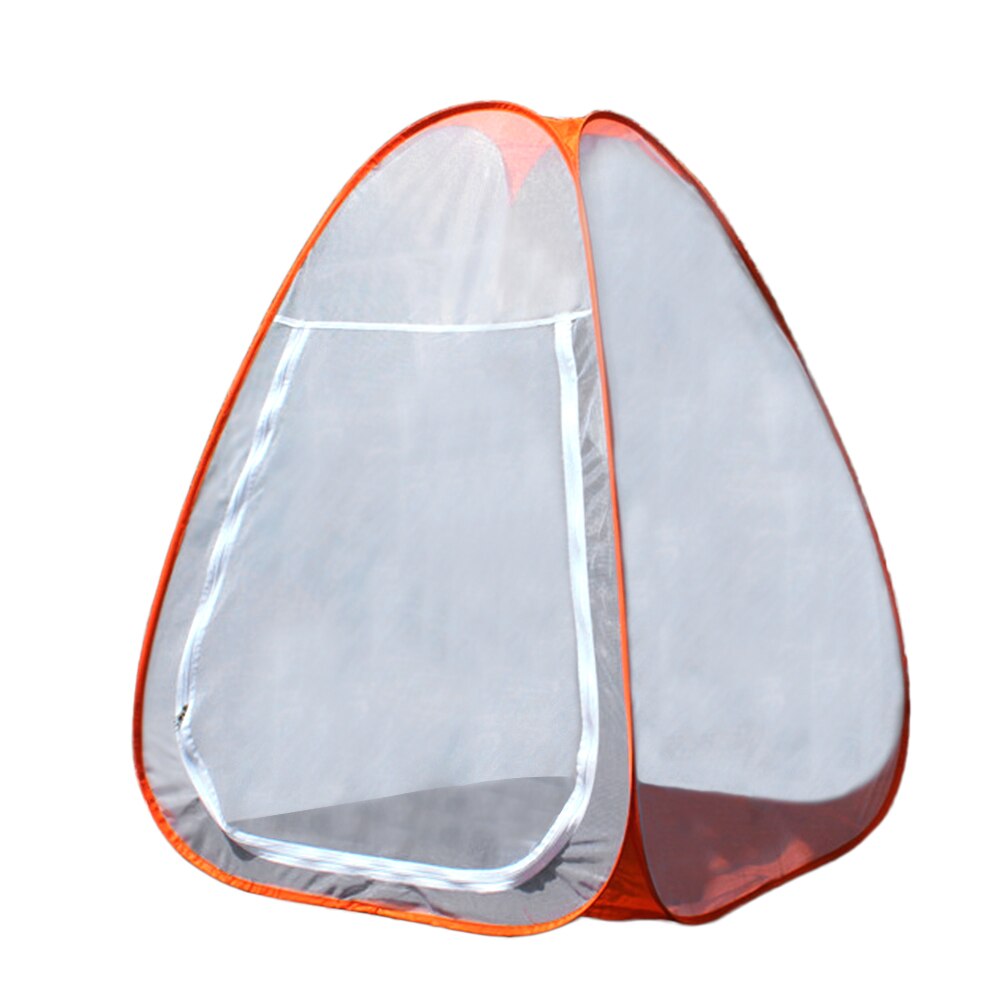 Buddhist meditation telt enkelt myggenet telt templer sidde i fritstående læ cabana hurtig foldning udendørs camping telt: Orange