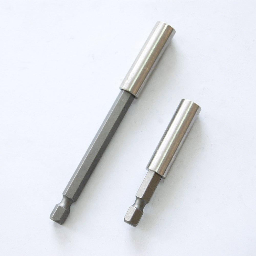Magnetic Extension Bit Set Extensions Quick Change 1/4" 6.35mm Hex Rod Shank Long Handle 60 75 100 150 mm