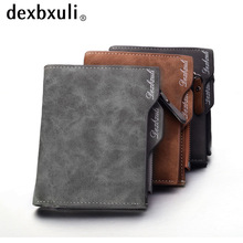 Matte Portemonnee Mannen Zacht Lederen portemonnee met afneembare kaartsleuven multifunctionele mannen portemonnee portemonnee mannelijke clutch top