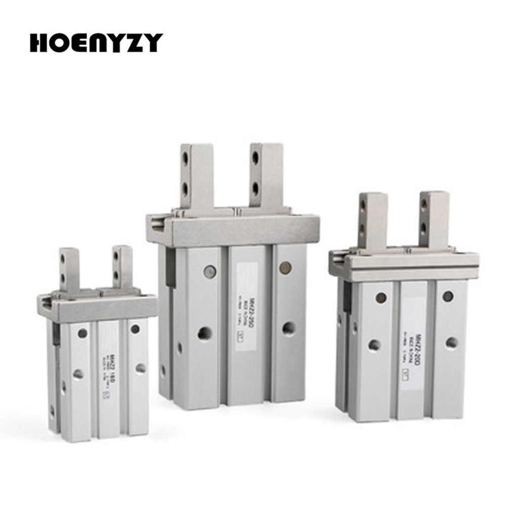 Bore 6/10/16/20/25/32/40mm Grab Double Acting Air Gripper Pneumatic Finger Cylinder MHZ2 6D 10D 16D 20D 25D 32D 40D Replace SMC