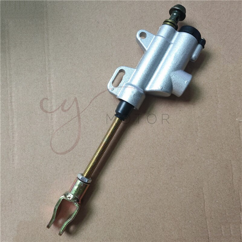 Motorcycle Universal Gold Cylinder Foot Rear Brake Upper Pump Rear Foot Brake Master Cylinder Pump Motor Accessories: White