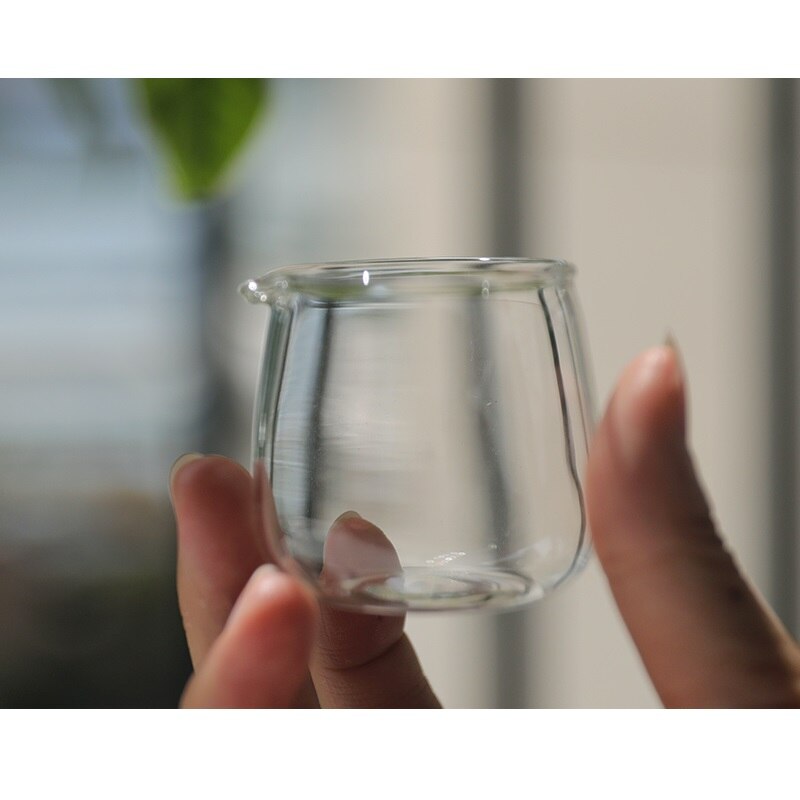 Ins Small Glass Milk Jug 260ml Mini Milk Jug for Coffee Honey Jug 50ml Cute Tablewares