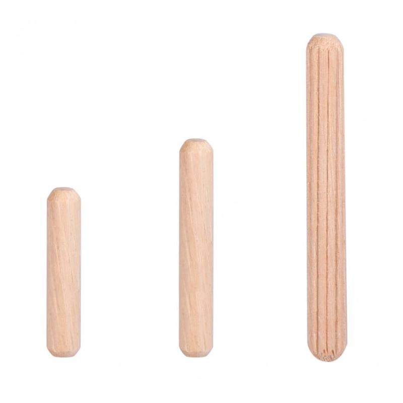 50 stücke M6/8/* 30/40mm Holz Dübel Schrank Schublade Runde Geriffelte Holz Handwerk Stifte stangen Gesetzt Möbel Montage holz dübel Stift
