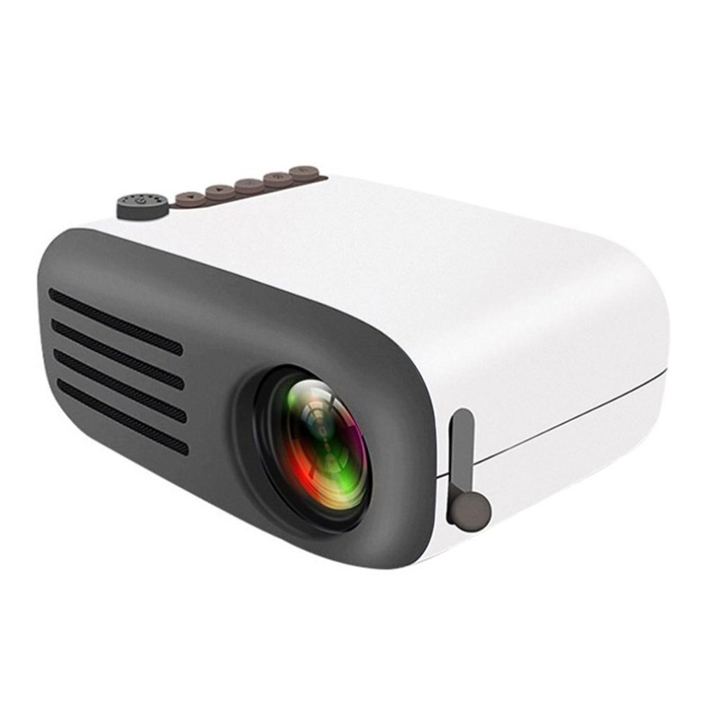 Yg200 Home Mini Projector Portable Handheld Hd 1080P Led Projector Home Media Player black