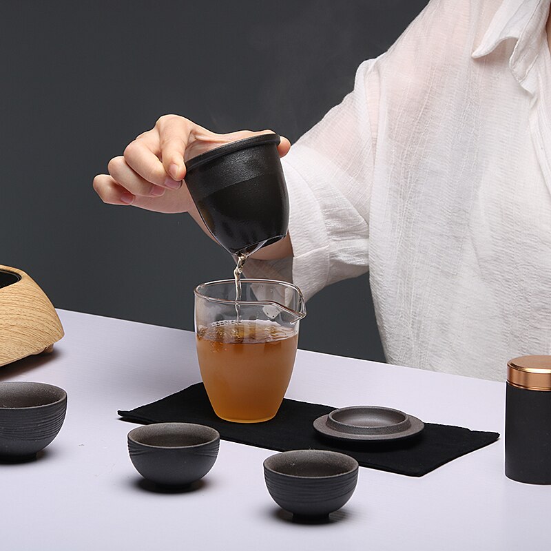 TANGPIN chinese ceramic teapots tea pot set teacups portable travel tea set drinkware