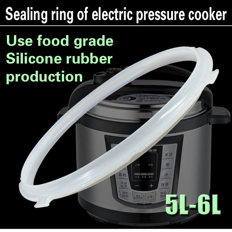 electric pressure cooker sealing ring 5L6L rice cooker apron accessories 24cm silicone gasket Authentic