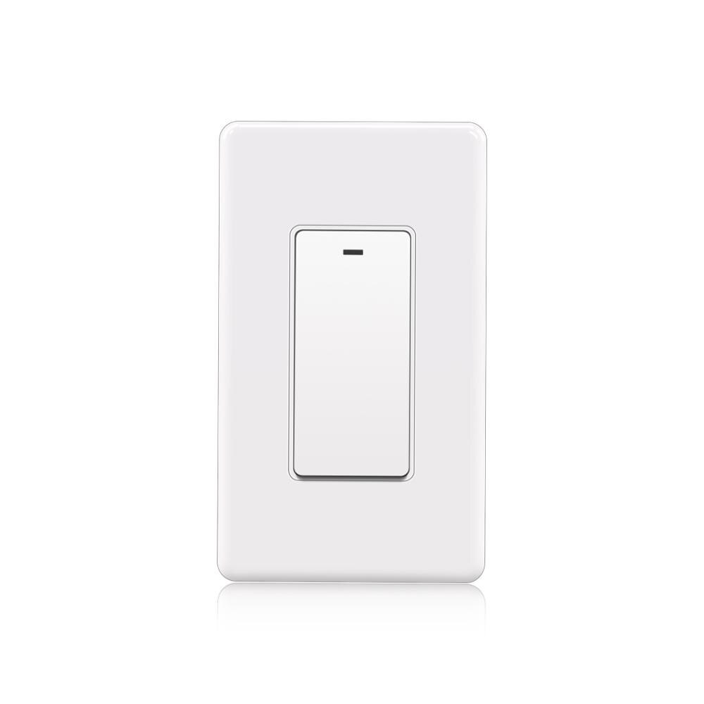Apple Homekit-interruptor inalámbrico para el hogar, dispositivo con temporizador, lámpara LED, interruptor de pared, WIFI 2,4G, altavoz Siri por voz: Default Title