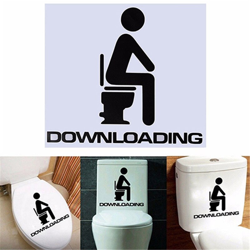 Vandtæt væg klistermærker aftagelig sød mand kvinde vaskerum dør toilet wc klistermærke familie diy indretning hjem vægpapir