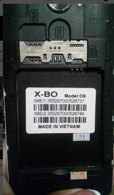 1pcs 100% KB385462A 2200mAh batterij Voor X-BO O6 Mobiele Telefoon Vervangende Batterij + Tracking Code