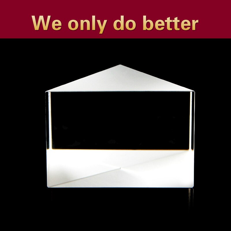 Spectrale Optics Optical Glass Driehoekig Spot Gelijkbenige Rechts Driehoek