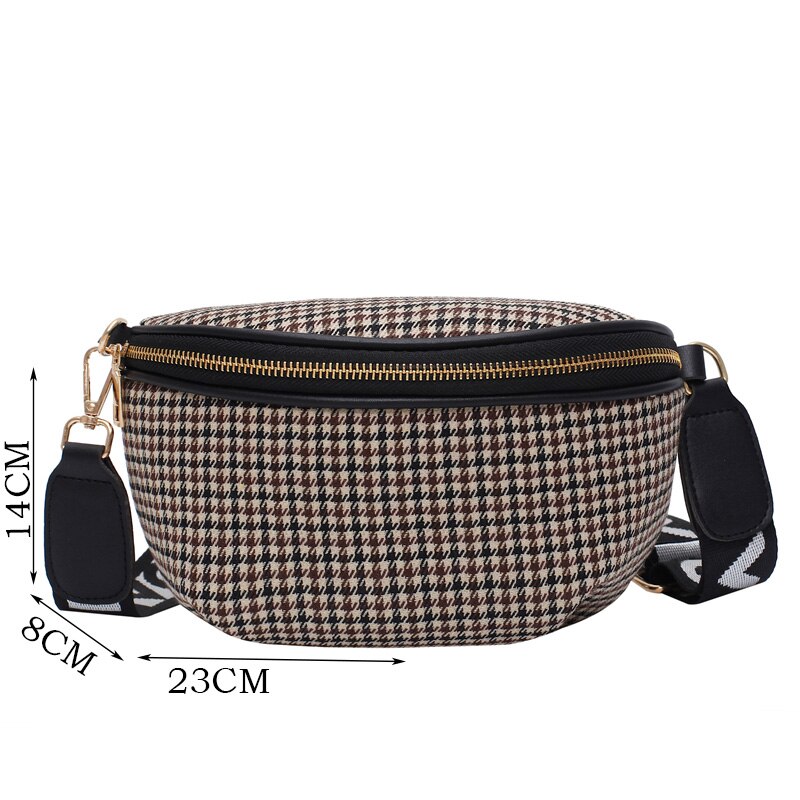 Frauen Gestreifte Taille Tasche fanny Pack PU Leder Schulter Crossbody Brust Taschen Weibliche Gürtel Tasche Banane Hüfte geldbörse