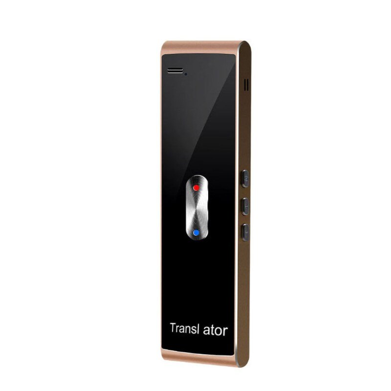 T8S Portbale Instant Voice Vertaler Multi-Taal Vertaling Bluetooth APP Verbinding Voor Meeting Reizen Aan Boord: Rose Gold