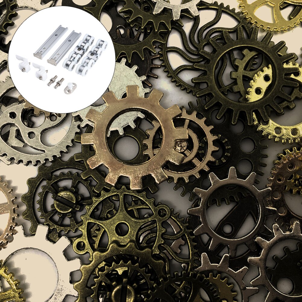 1 Set Durable Practical Door Track System Door Accessories Sliding Track Roller Track Roller for Store