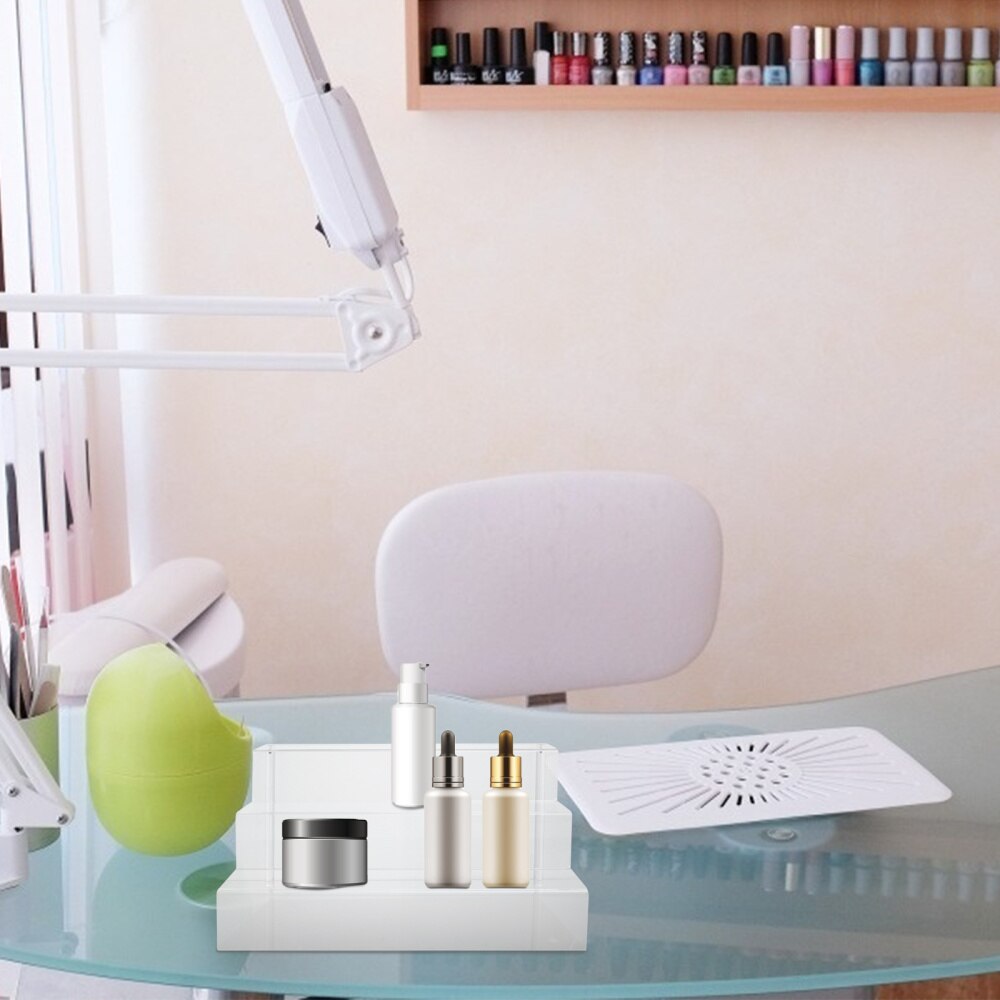 3 Steps Transparent Acrylic Display Stand Shelf for Cosmetics Jewelries Cakes