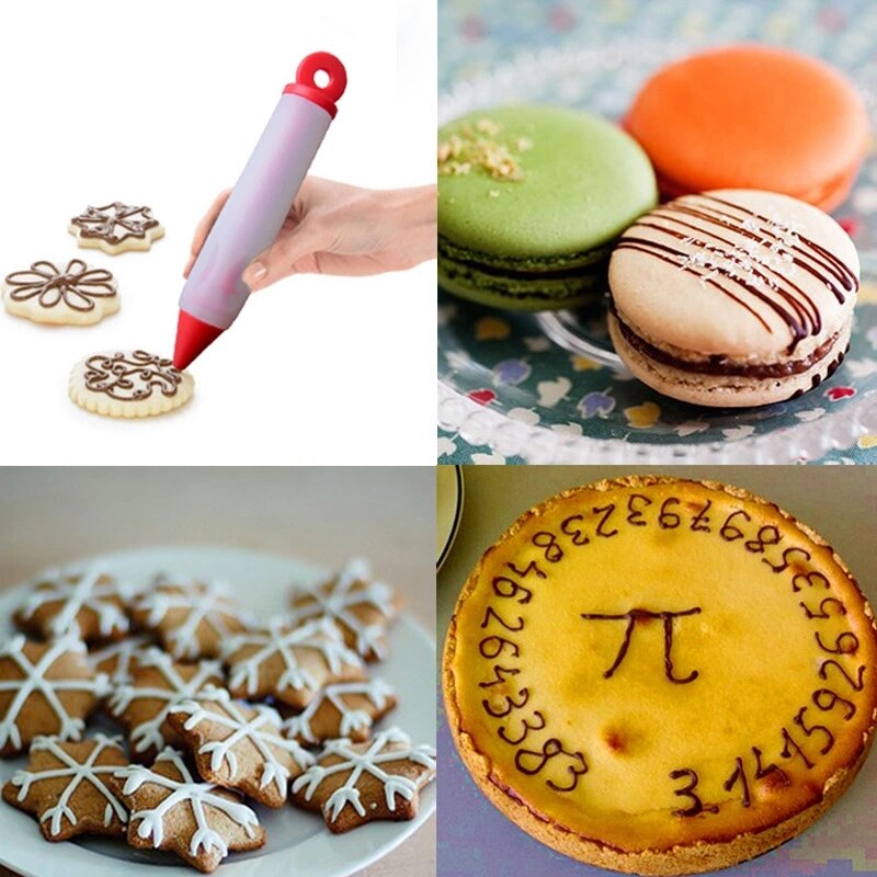 Cake Decorating Pen Siliconen Chocolade Pen Decorating Gereedschap Bakken Taart Gereedschap