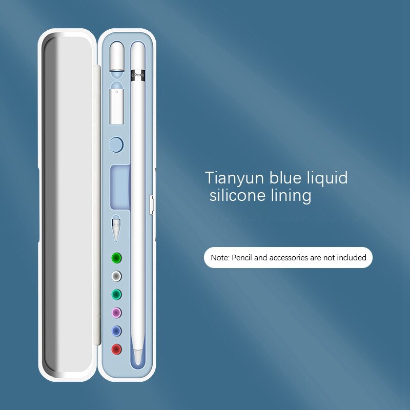 Storage Box for Apple Pencil,Multifunctional Portable Hard Cover Portable Case for Apple Pencil1/2