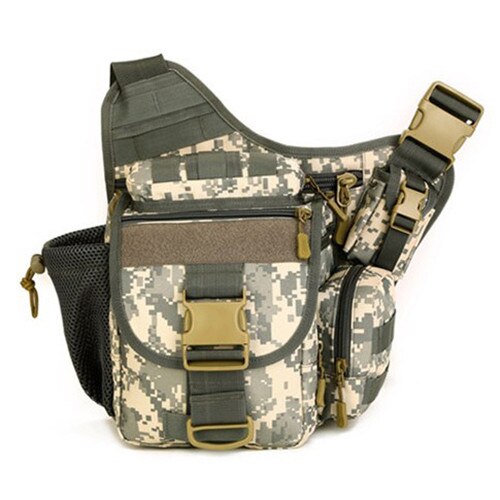 Dslr Camera Tas Leger Geneigd Schoudertas Mannelijke Handtas Toevallige Zadel Camouflage Schoudertassen Nylon Pack D548: ACU digital