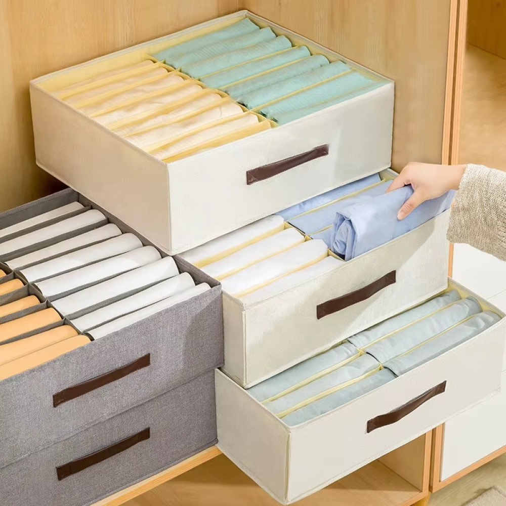 Kast Lade Organizer Box Garderobe Kleding Organizer Grote Capaciteit Broek Trui T-shirt Opbergdoos Met PP Board