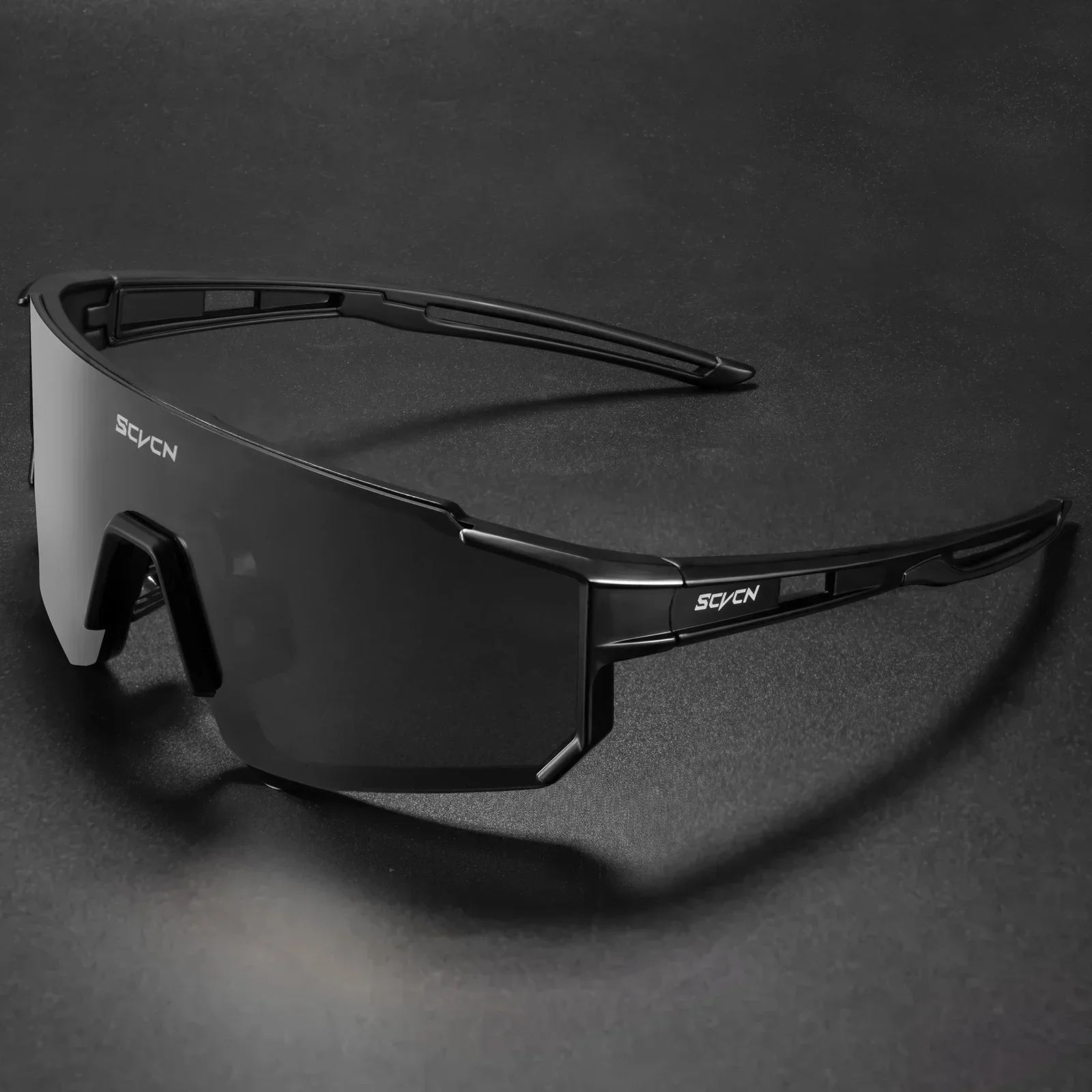 SCVCN Cycling Glasses UV400 Outdoor Sports Sunglasses Men MTB Cycling Glasses Women Road Bike Sunglasses Running Goggles