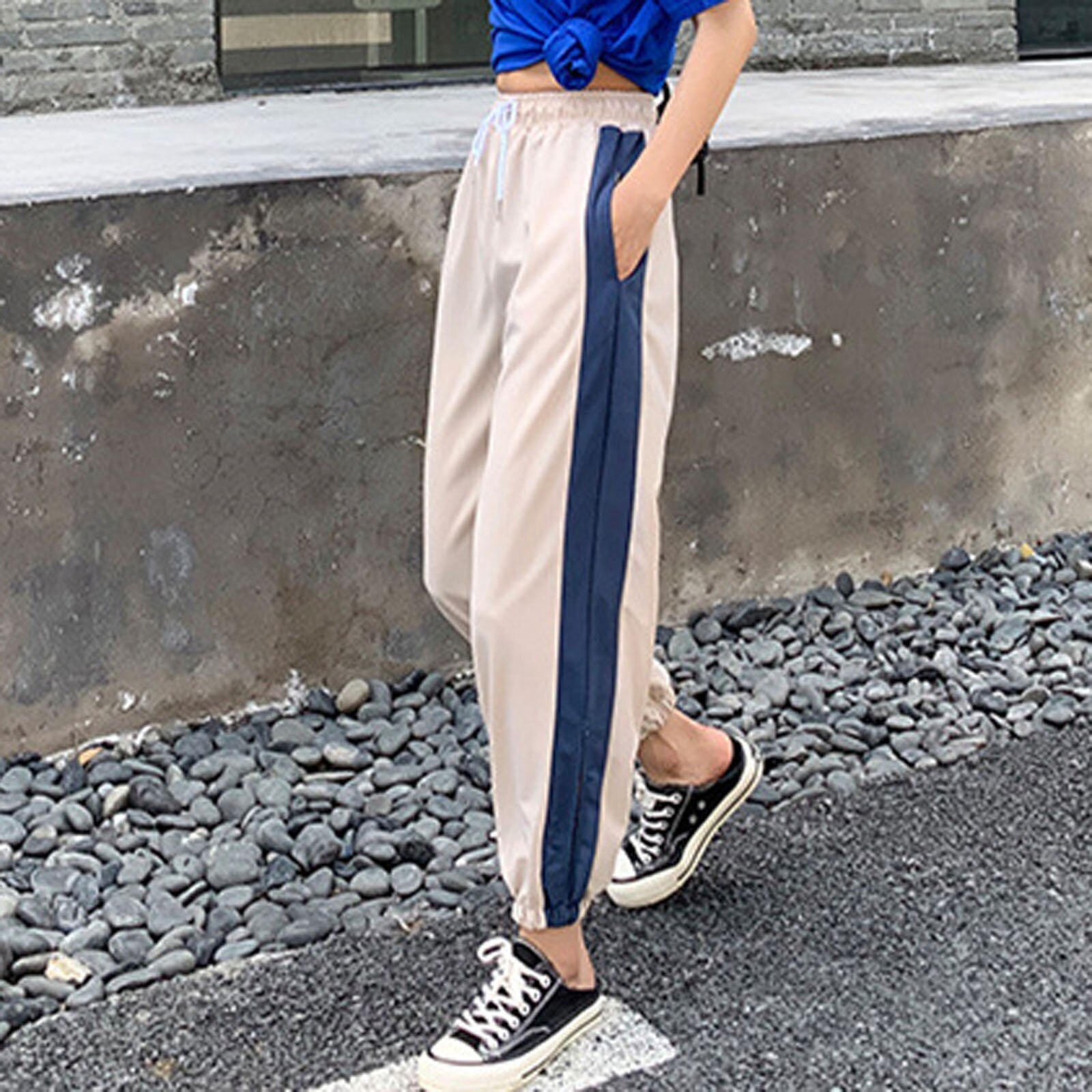 Women Sports Pants Casual Jogging Loose Bottoms Long Sports Fitness Trousers Gym Running Pants Спортивные Штаны @40