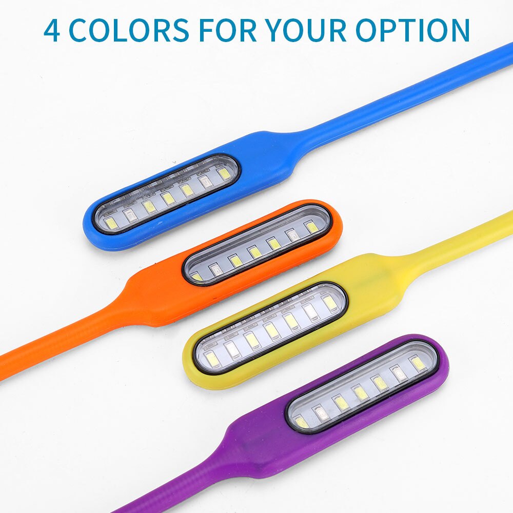 Lámpara LED para acuario, luces con Clip de fijación magnética, giratorio de 360 grados, USB, 3W