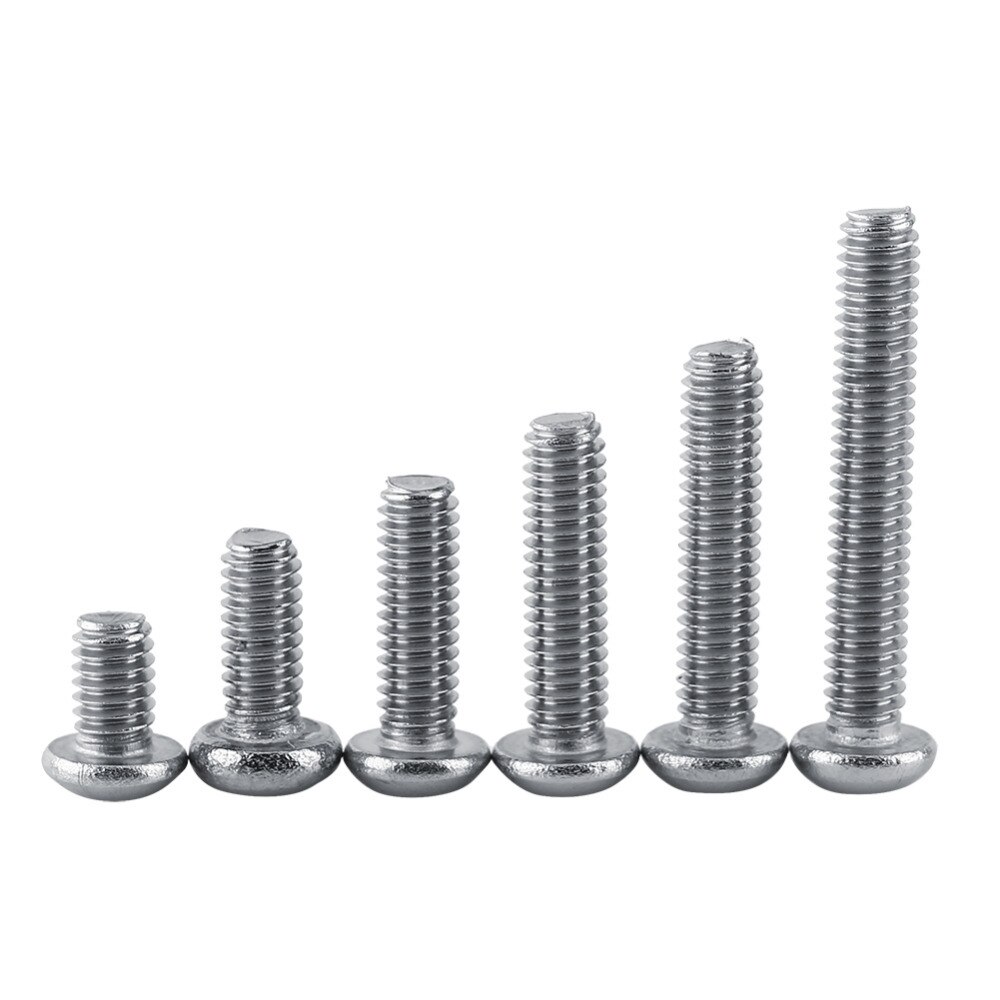 Factory Price 180pcs/Set M2.5 Stainless Steel SS304 Pan Head Hex Socket Screws Assortment Kit