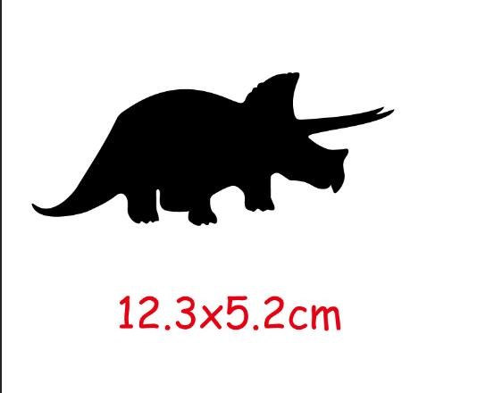 Autocollants muraux de dinosaures, différents types, pour interrupteur de lumière de chambre d'enfants, Stickers de décoration pour la maison de bébé, #0639: 06